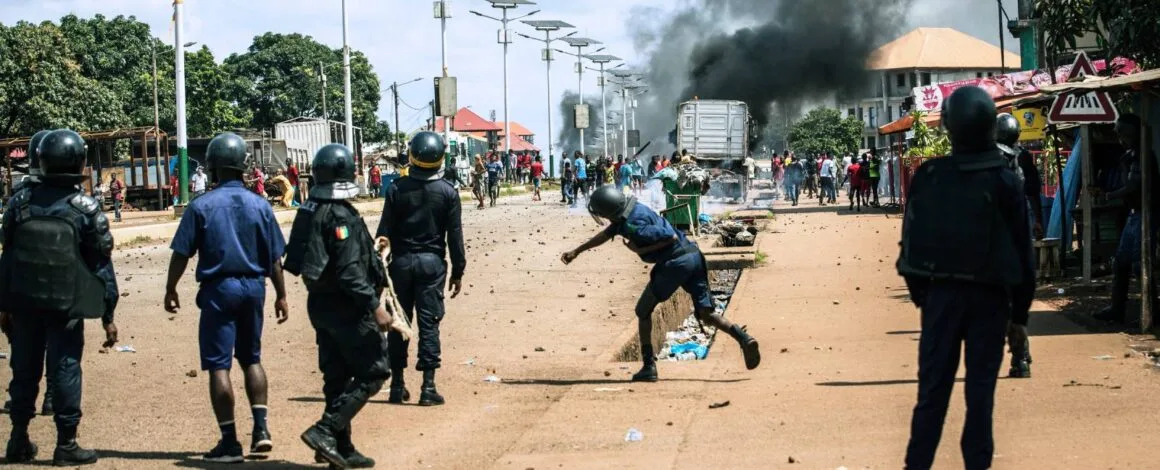 ASB42-Guinea-protests-banner Oversight and Accountability to Improve Security Sector Governance in Africa